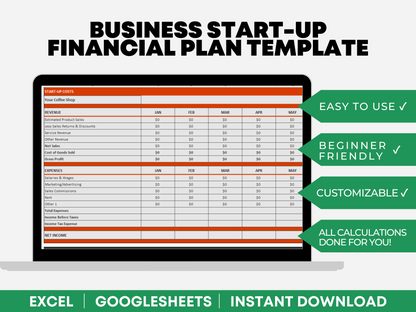 business plan template excel