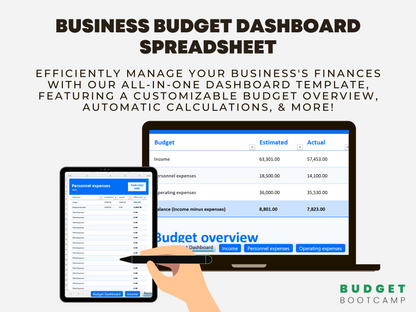 business budget spreadsheet