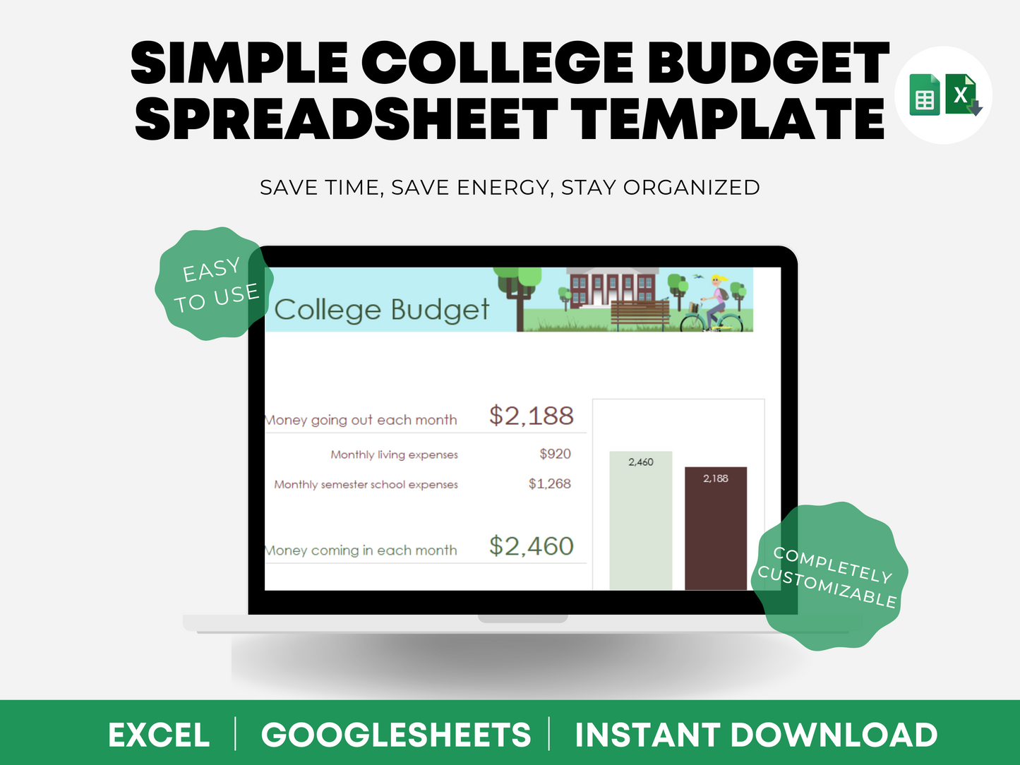 Excel College Budget Template