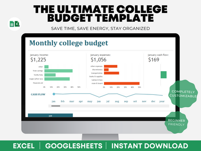 Excel College Budget Template