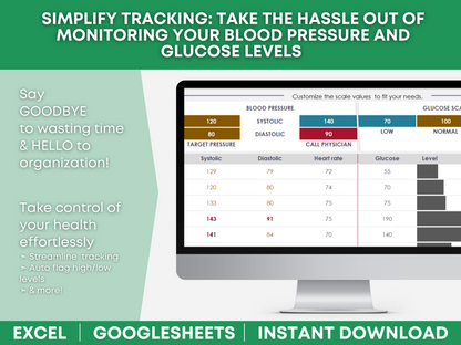 Glucose Tracker Sheet