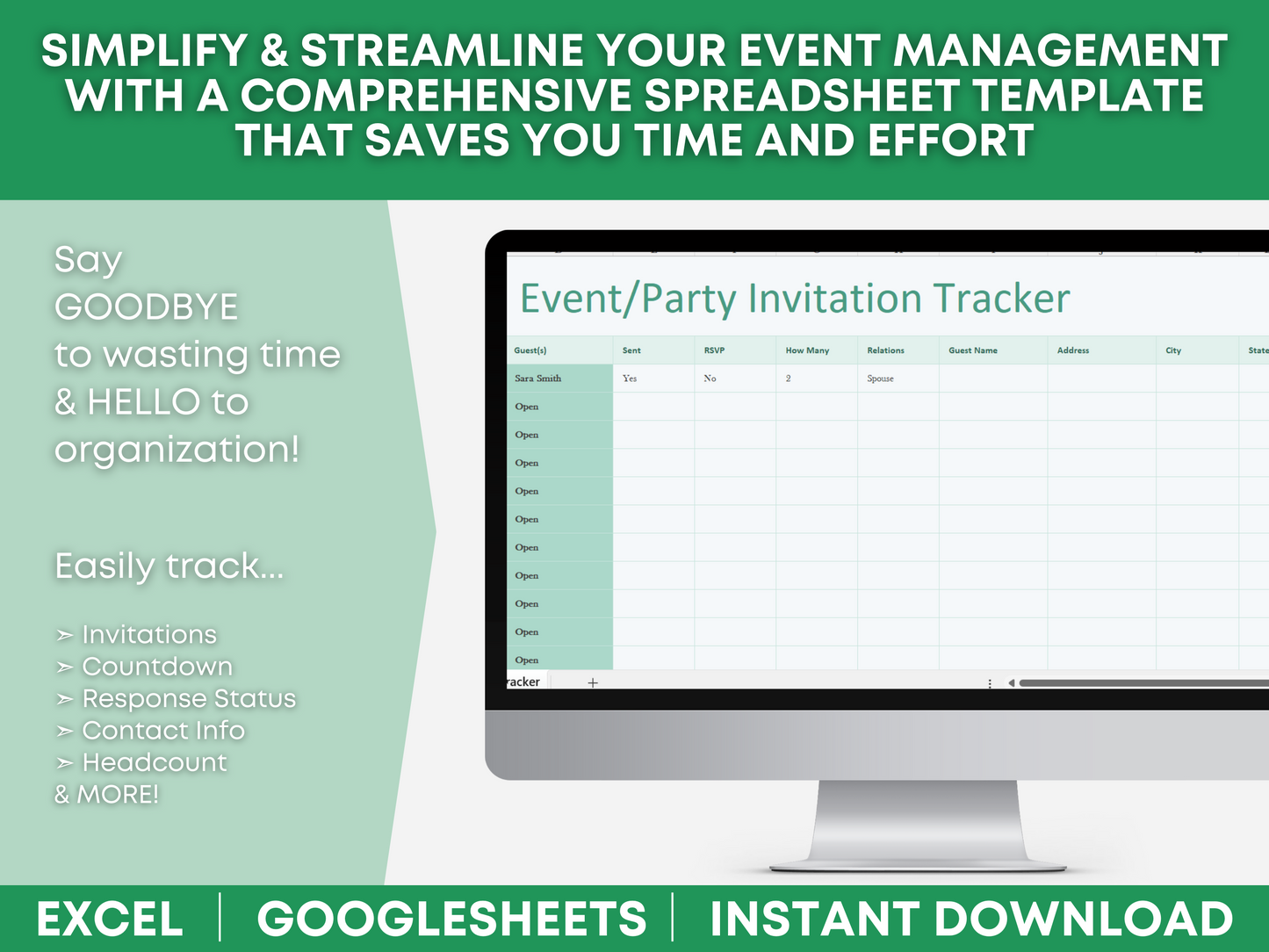 Wedding Guest List Planner Wedding Guest List Planner Guest List Track