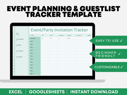 Wedding Guest List Planner Wedding Guest List Planner Guest List Track