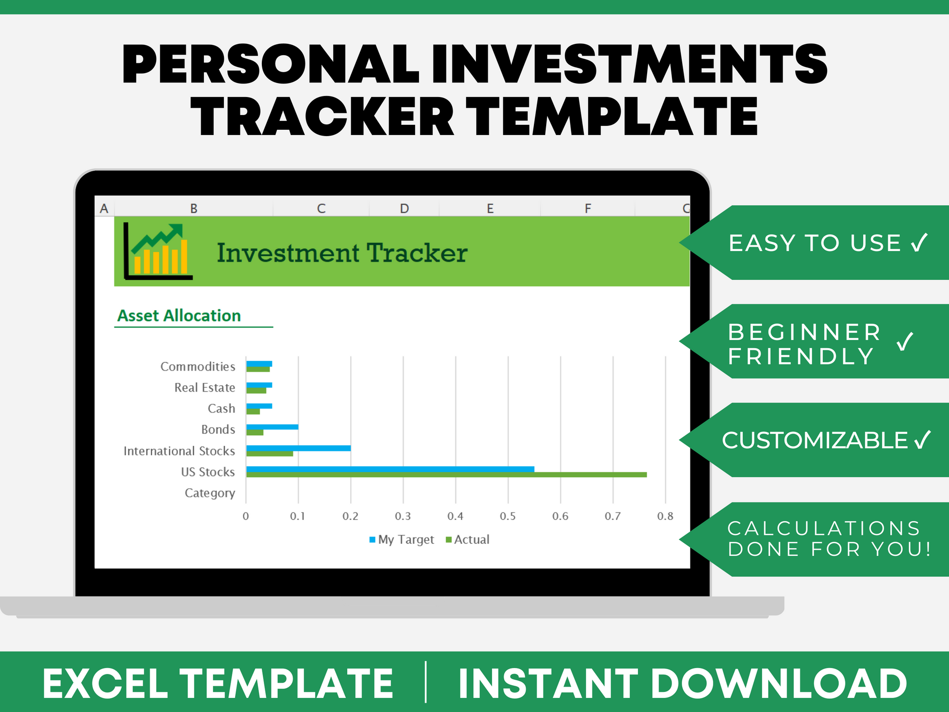 Investment Spreadsheet Template Excel