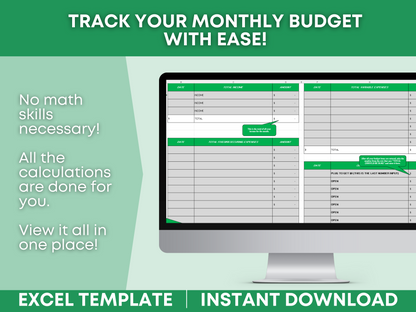 Google Sheets Monthly Budget Template