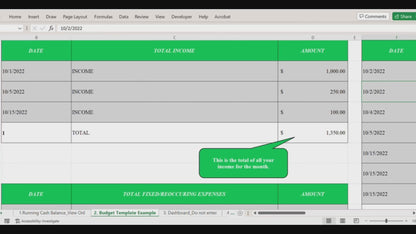 Monthly Budget Template Excel Spreadsheet