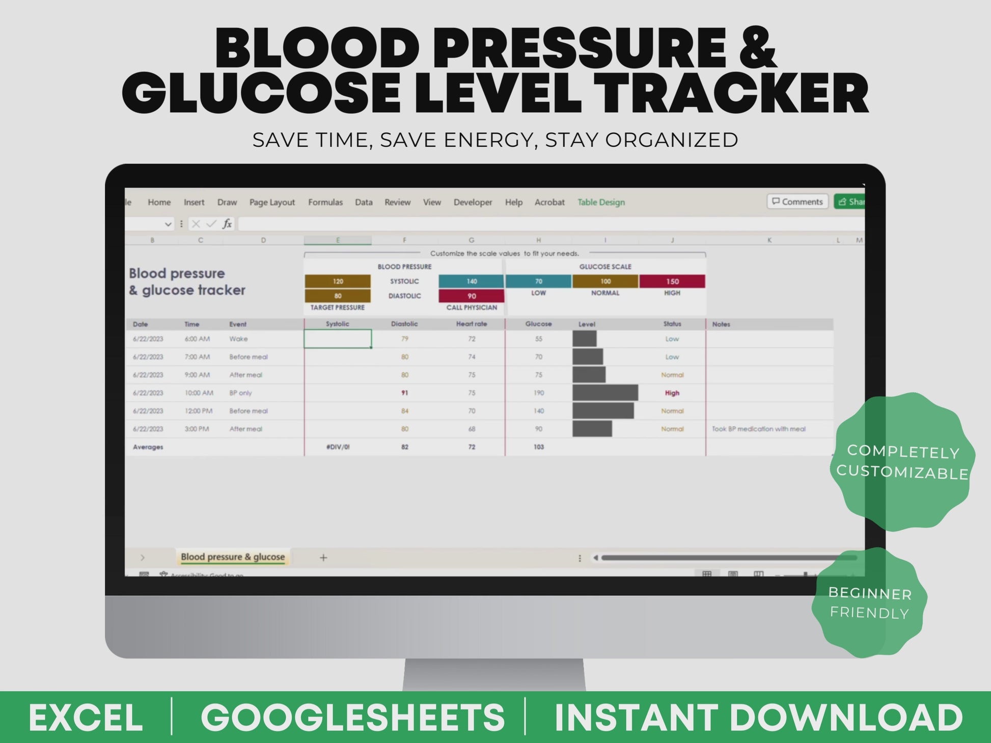 Blood Pressure Log Blood Pressure Chart