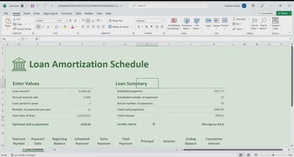 Amortization Calculator Loan Payoff Calculator Excel Loan Payoff Calculator